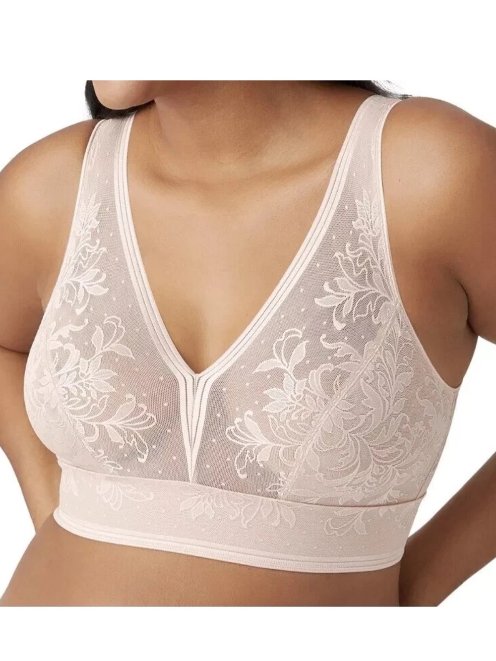 WACOAL Net Effect Bralette Soft Cup Bra 810340 Size 42